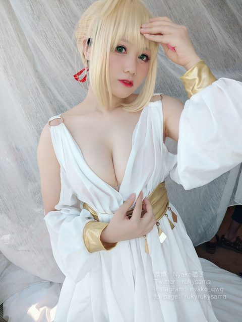 Nyako喵子 COSPLAY 缪斯女神 娑娜 – photo 20
