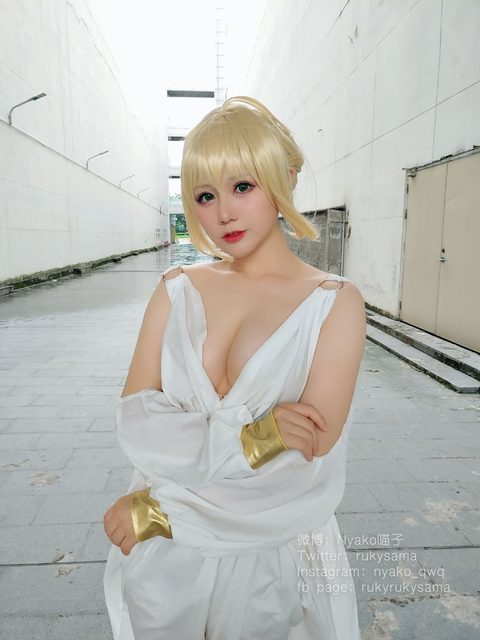 Nyako喵子 COSPLAY 缪斯女神 娑娜 – photo 24
