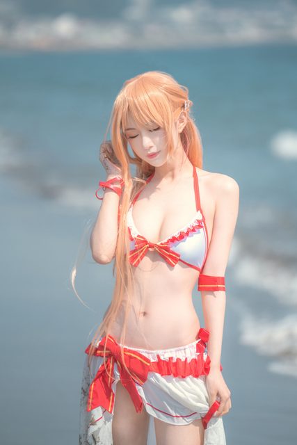Shika小鹿鹿 Asuna Bikini – ảnh 1