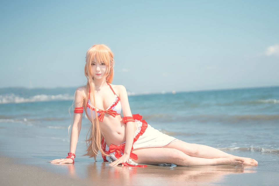 Shika小鹿鹿 Asuna Bikini – ảnh 2