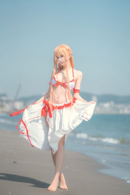 Shika小鹿鹿 Asuna Bikini – ảnh 5