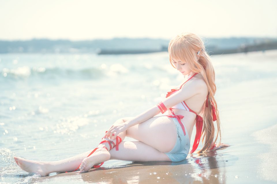 Shika小鹿鹿 Asuna Bikini – ảnh 8