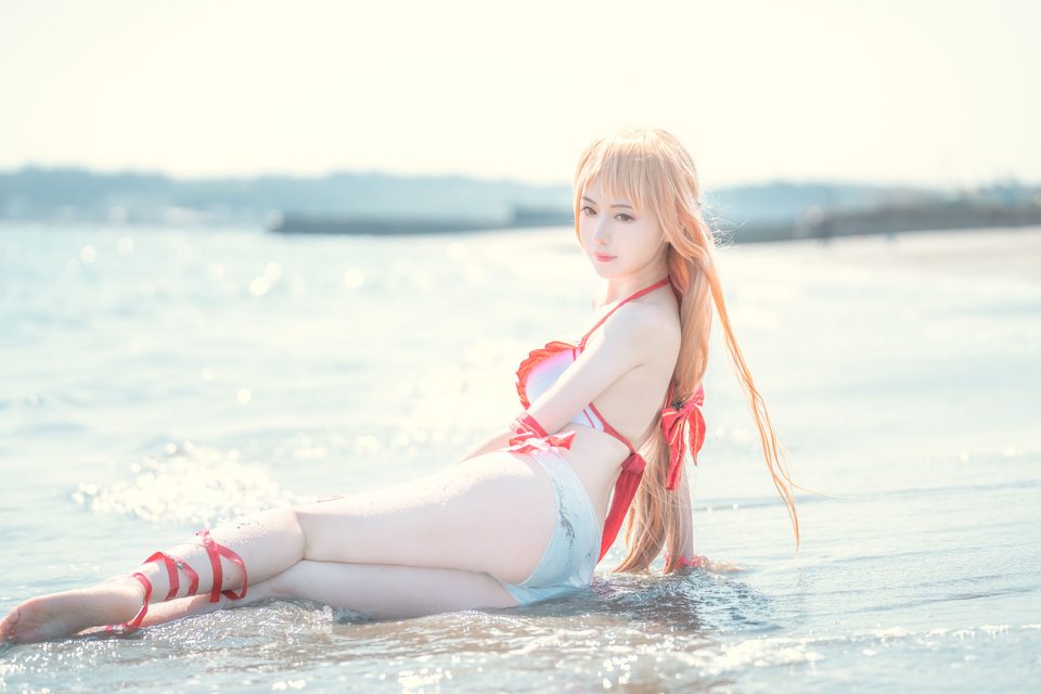 Shika小鹿鹿 Asuna Bikini – ảnh 9