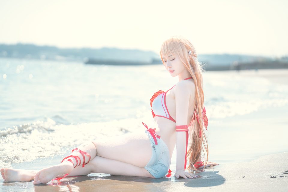 Shika小鹿鹿 Asuna Bikini – ảnh 11