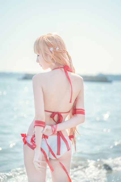 Shika小鹿鹿 Asuna Bikini – ảnh 14