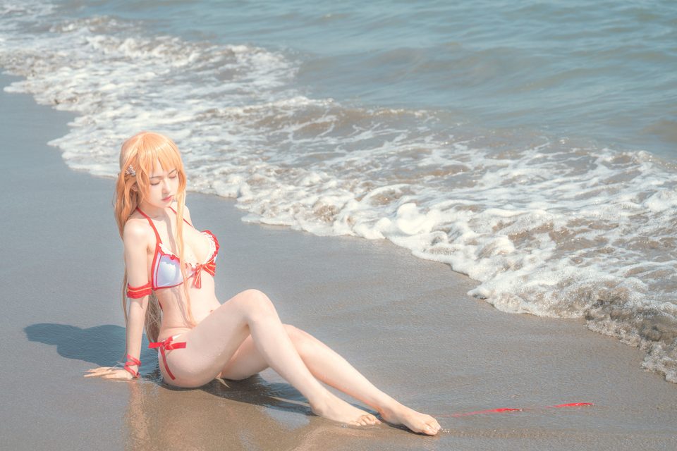 Shika小鹿鹿 Asuna Bikini – ảnh 17