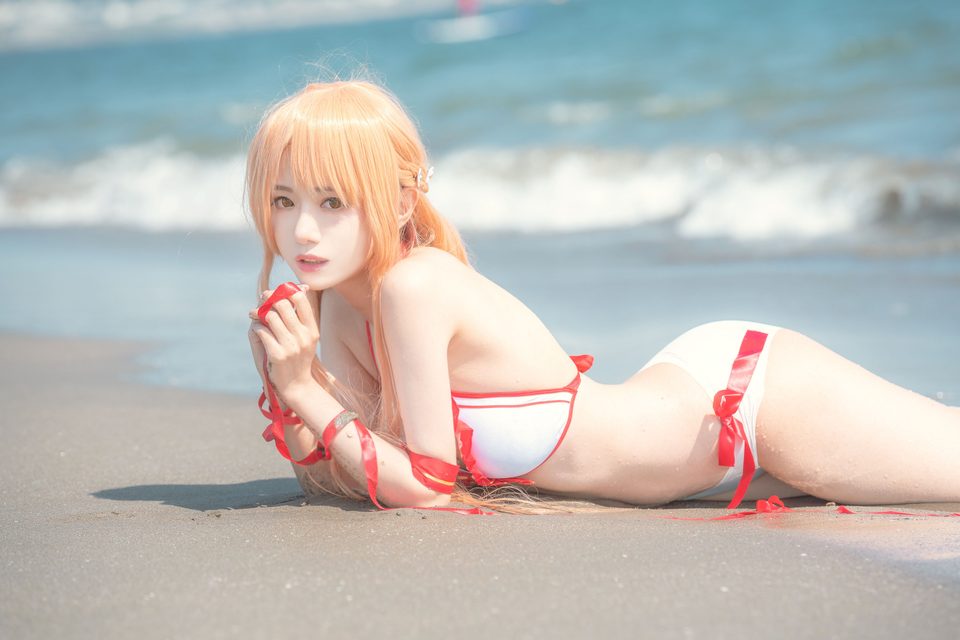 Shika小鹿鹿 Asuna Bikini – ảnh 18