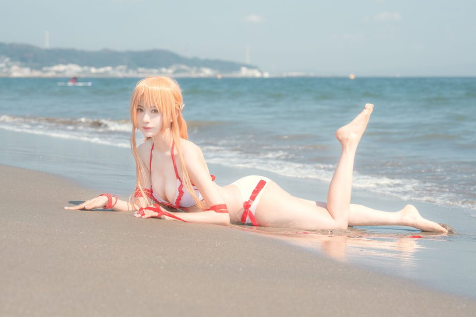 Shika小鹿鹿 Asuna Bikini – ảnh 19