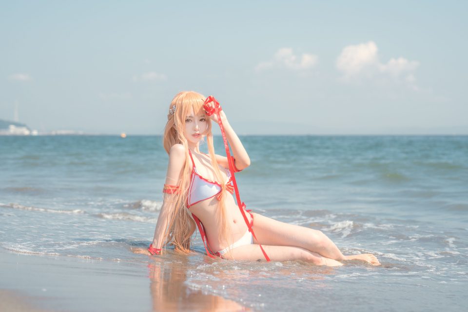 Shika小鹿鹿 Asuna Bikini – ảnh 20