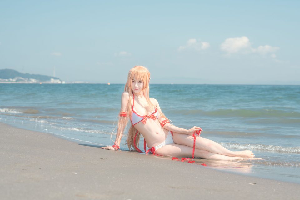 Shika小鹿鹿 Asuna Bikini – ảnh 21