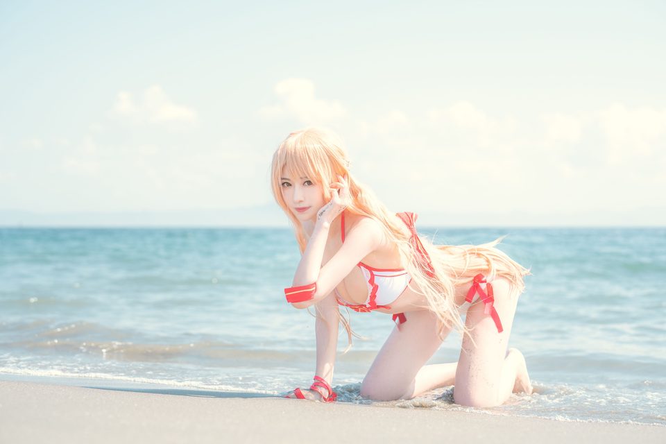 Shika小鹿鹿 Asuna Bikini – ảnh 22