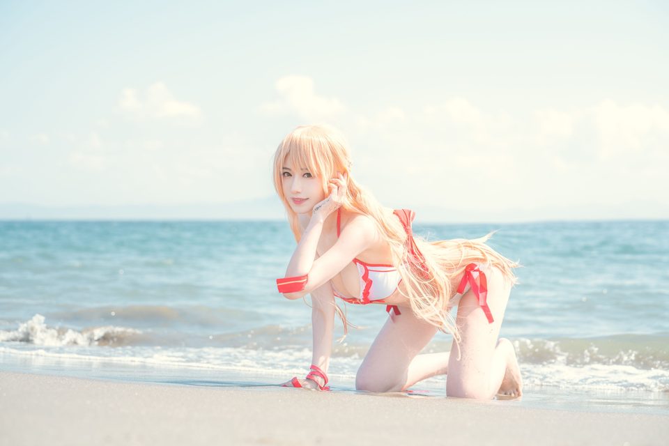 Shika小鹿鹿 Asuna Bikini – ảnh 23