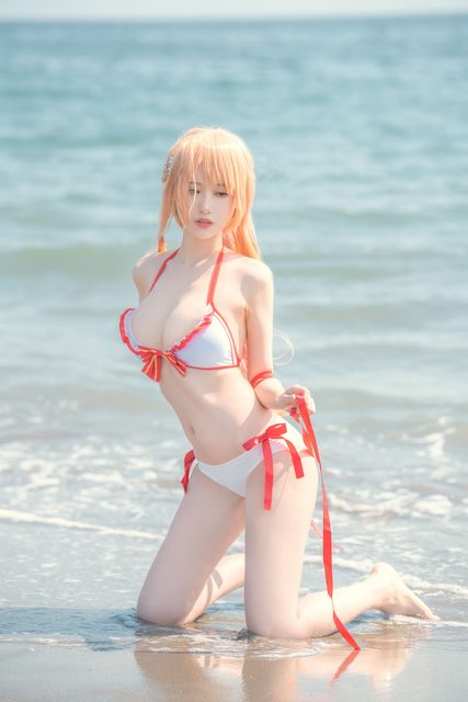 Shika小鹿鹿 Asuna Bikini – ảnh 24