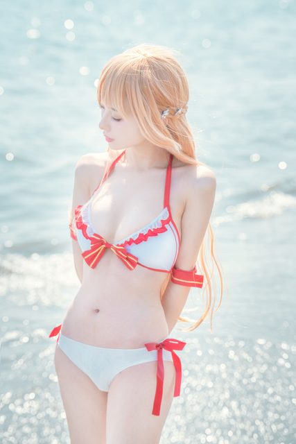 Shika小鹿鹿 Asuna Bikini – ảnh 25