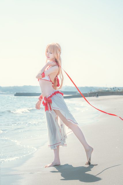 Shika小鹿鹿 Asuna Bikini – ảnh 27