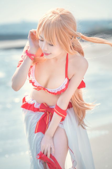 Shika小鹿鹿 Asuna Bikini – ảnh 32