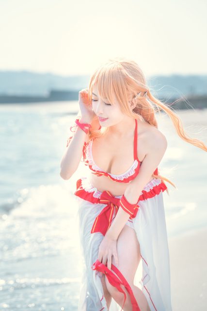Shika小鹿鹿 Asuna Bikini – ảnh 33