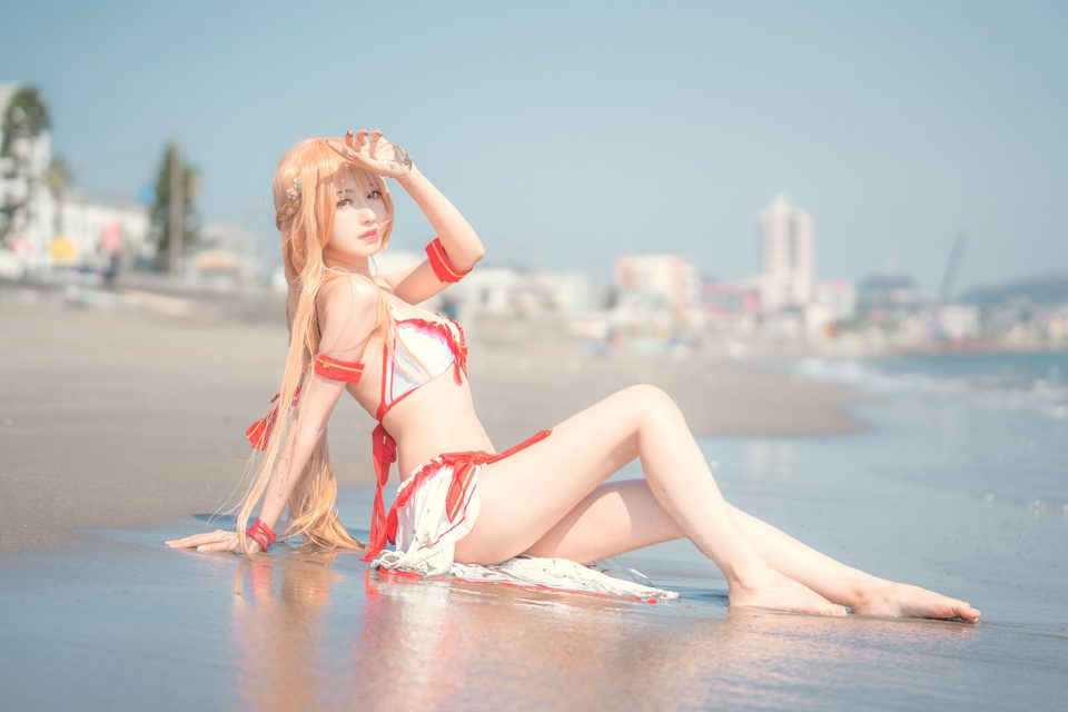 Shika小鹿鹿 Asuna Bikini – ảnh 35