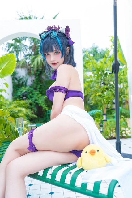 Thiên Dạ Vị Lai - 千夜未来 Cheshire Swimsuit – photo 5