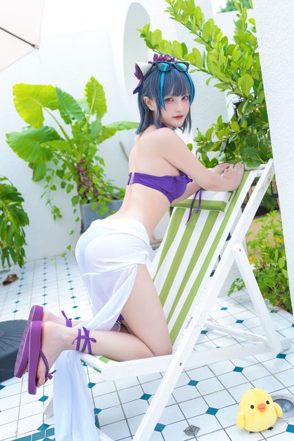Thiên Dạ Vị Lai - 千夜未来 Cheshire Swimsuit – photo 9
