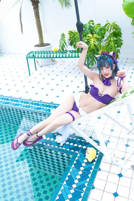 Thiên Dạ Vị Lai - 千夜未来 Cheshire Swimsuit – photo 10