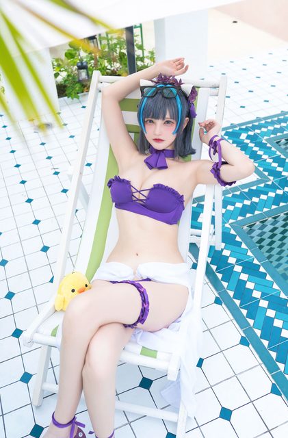 Thiên Dạ Vị Lai - 千夜未来 Cheshire Swimsuit – photo 14