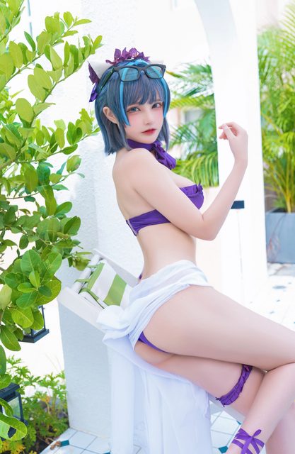 Thiên Dạ Vị Lai - 千夜未来 Cheshire Swimsuit – photo 16
