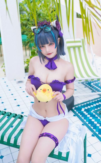 Thiên Dạ Vị Lai - 千夜未来 Cheshire Swimsuit – photo 24
