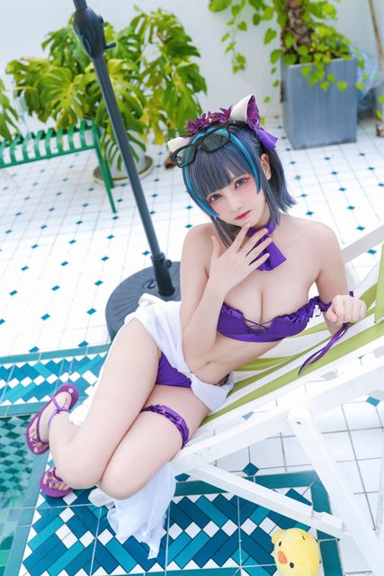 Thiên Dạ Vị Lai - 千夜未来 Cheshire Swimsuit – photo 26