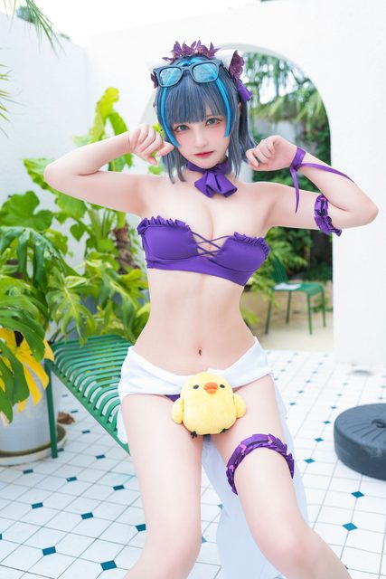 Thiên Dạ Vị Lai - 千夜未来 Cheshire Swimsuit – photo 28