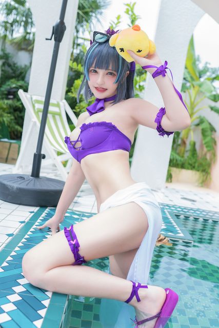 Thiên Dạ Vị Lai - 千夜未来 Cheshire Swimsuit – photo 31