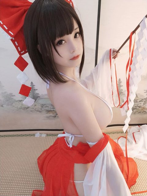 Mật Trấp Miêu Cừu - Reimu Hakurei (蜜汁猫裘) – ảnh 6
