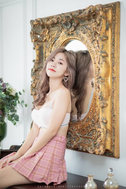 Nilawan Iamchuasawad So Beautiful With White Bra and Miniskirt – ảnh 12