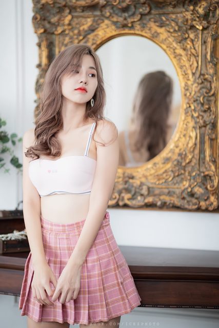 Nilawan Iamchuasawad So Beautiful With White Bra and Miniskirt – ảnh 32
