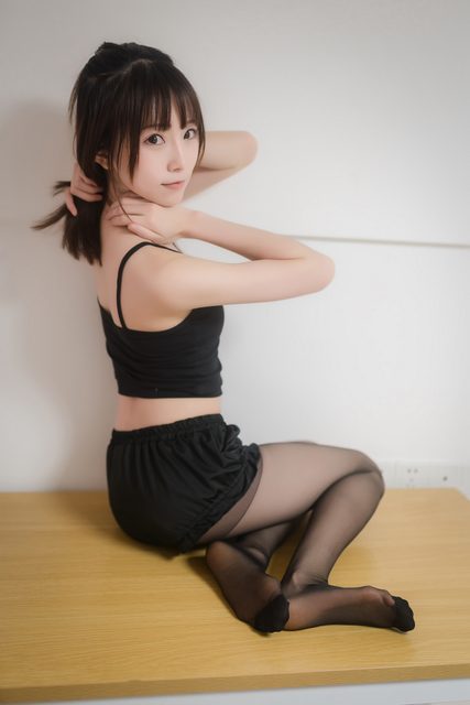 绮太郎 Kitaro - Hắc Ti Trang Phục - 黑丝套装 – ảnh 18