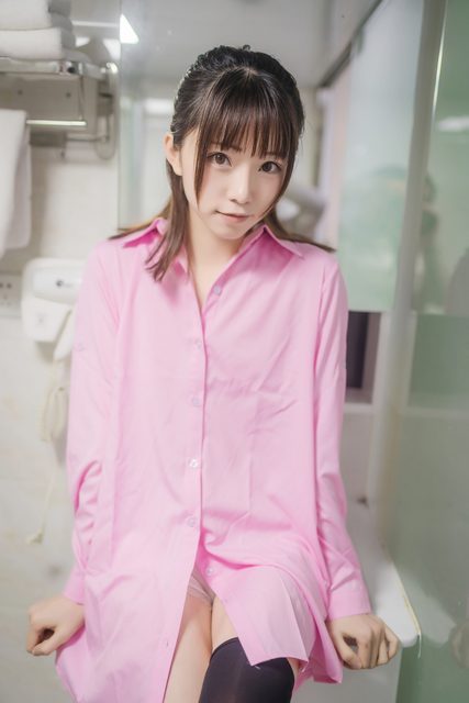 绮太郎 Kitaro - Hồng Nhạt Áo Sơ Mi - 粉色衬衫 – photo 7