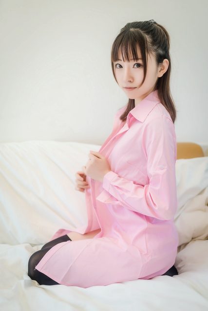 绮太郎 Kitaro - Hồng Nhạt Áo Sơ Mi - 粉色衬衫 – photo 24
