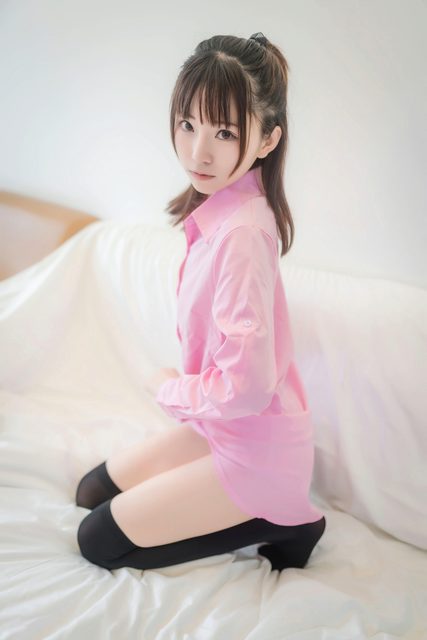 绮太郎 Kitaro - Hồng Nhạt Áo Sơ Mi - 粉色衬衫 – photo 33