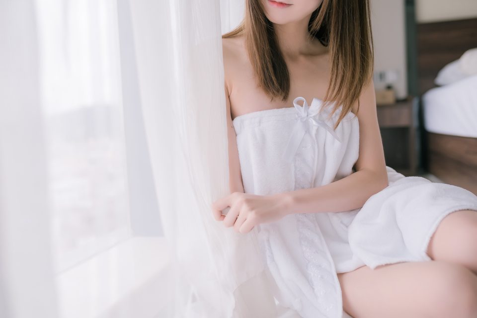 绮太郎 Kitaro - Thuần Trắng Khăn Tắm - 纯白浴巾 – photo 43