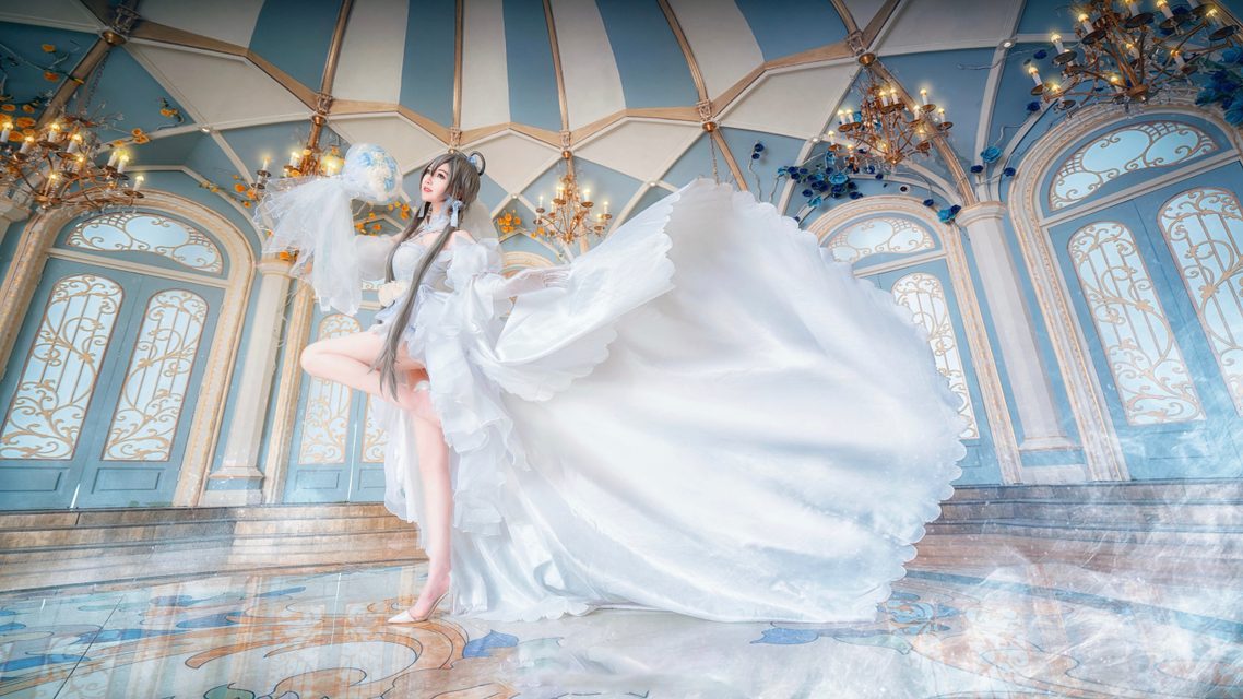 【COS正片】VOCALOID随心所欲 洛天依花嫁 – photo 2