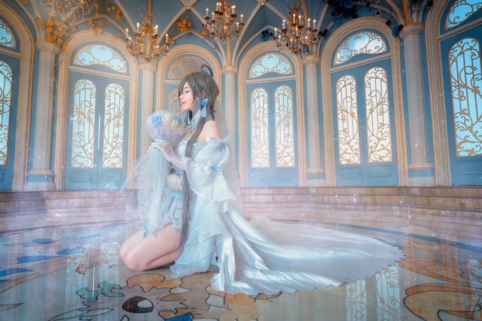【COS正片】VOCALOID随心所欲 洛天依花嫁 – photo 4