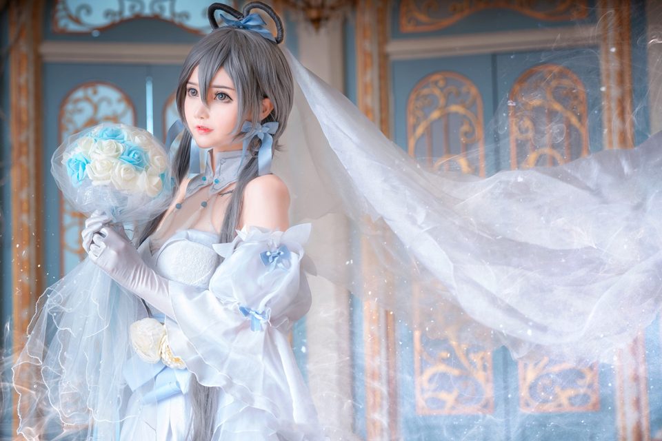 【COS正片】VOCALOID随心所欲 洛天依花嫁 – photo 6