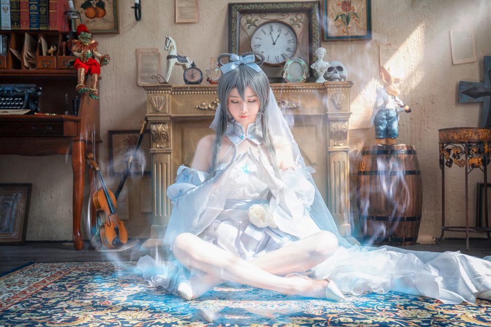 【COS正片】VOCALOID随心所欲 洛天依花嫁 – photo 7