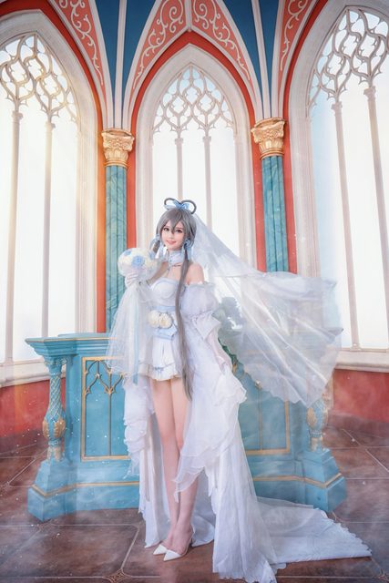【COS正片】VOCALOID随心所欲 洛天依花嫁 – photo 8