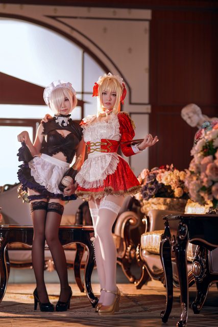 面饼仙儿&半半子 - Claudius x Kyrielight Maid – photo 6