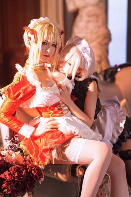 面饼仙儿&半半子 - Claudius x Kyrielight Maid – photo 14