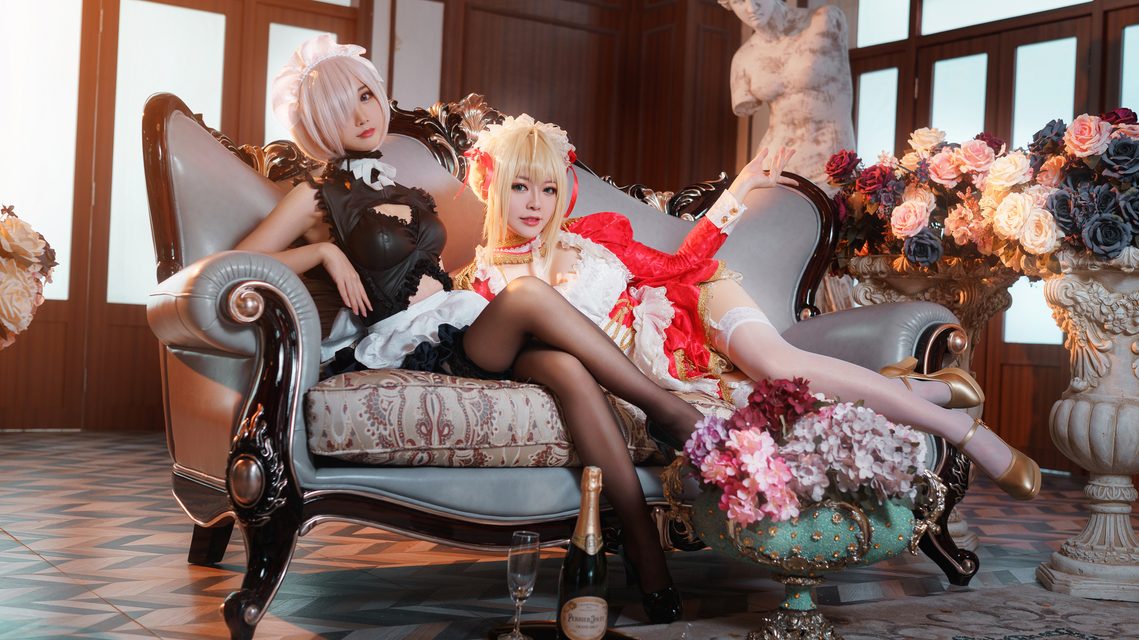 面饼仙儿&半半子 - Claudius x Kyrielight Maid – photo 20