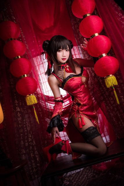 Tokisaki Kurumi Sườn Xám – ảnh 3