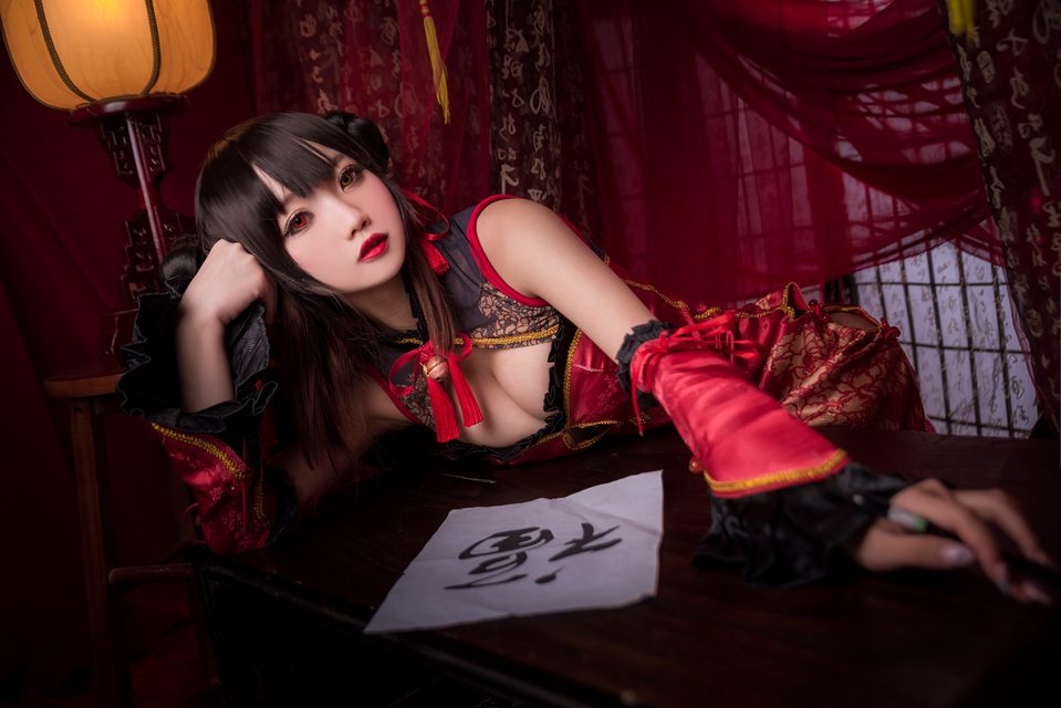 Tokisaki Kurumi Sườn Xám – ảnh 6