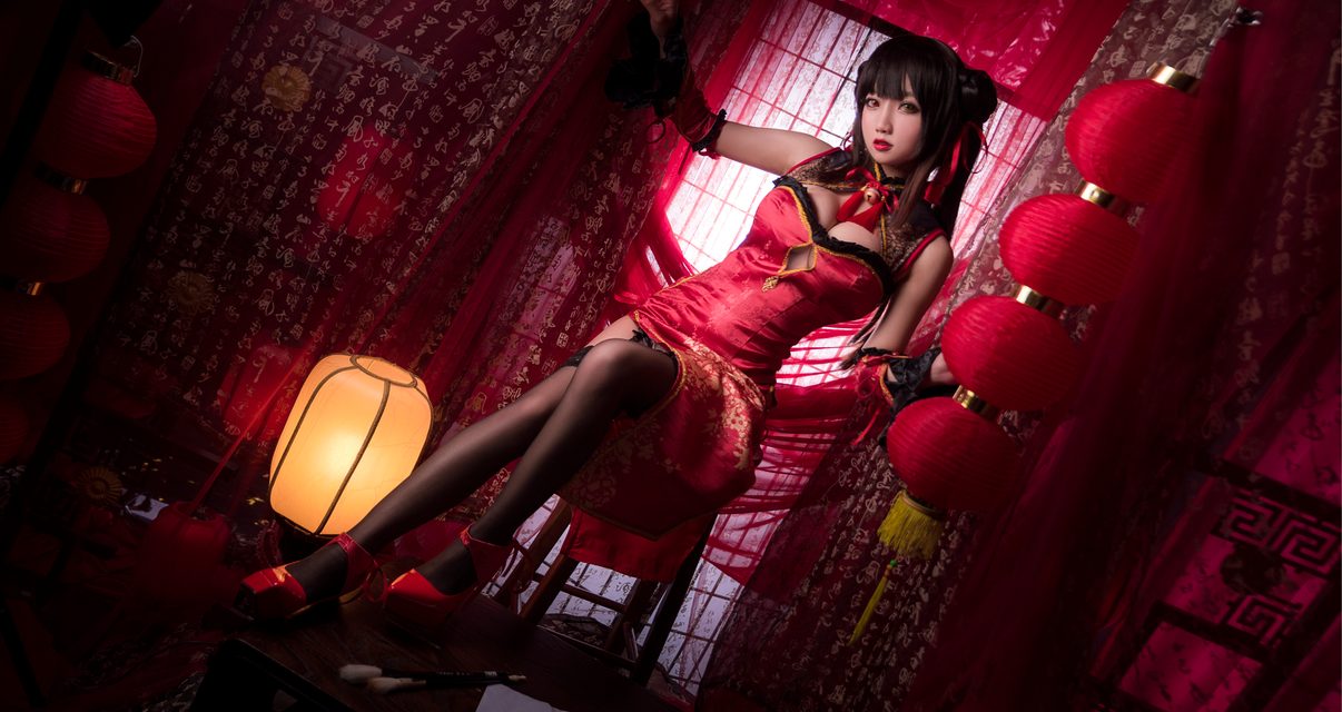 Tokisaki Kurumi Sườn Xám – ảnh 8